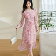 米思陽(yáng)（missshine）超值福袋 氣質(zhì)通勤連衣裙精致感裙子女款【限時(shí)】 粉色連衣裙0792 XL