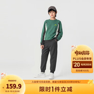 巴拉巴拉童裝兒童長(cháng)袖套裝2025新款秋冬裝男女童兩件套運動(dòng)休閑簡(jiǎn)約衣服潮 綠咖色調00345-208325104201 150