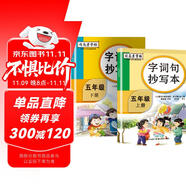 套裝2冊(cè) 司馬彥字帖 字詞句抄寫(xiě)本五年級(jí)語(yǔ)文上冊(cè)下冊(cè) 五年級(jí)練字帖學(xué)生規(guī)范字體楷書(shū)練字帖