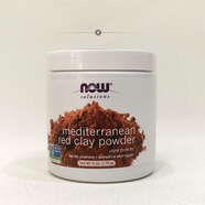 美國nowfoods諾奧粘土摩洛哥紅泥礦物粉清潔毛孔凈化肌膚涂抹面膜 紅泥面膜 170g