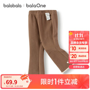 巴拉巴拉balaOne寶寶長褲女童喇叭褲2025秋季休閑褲時髦復古208325108009