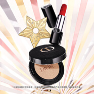 迪奧DIOR氣墊口紅禮盒套裝(絲絨999+亮澤0N)化妝品生日禮物送女友