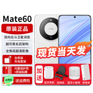 華為mate60【24期|免息】雙向北斗衛星消息NFC紅外遙控系列高端旗艦新機2024上市 白沙銀【12GB+256GB】 官方標配