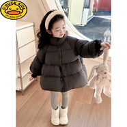 G.DUCKKIDS兒童羽絨服女2024新款女童輕薄棉服冬裝中長(zhǎng)款女寶寶洋氣棉衣外套 高級(jí)色(白鴨絨羽絨服) 130 cm