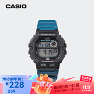 卡西歐（CASIO）【京東奧萊】手表男小方塊運(yùn)動(dòng)防水學(xué)生男女表多功能非機(jī)械電子表 WS-1400H-3A
