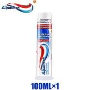 Aquafresh意大利進口口氣清新防蛀按壓固齒牙齦100ml 【官方旗艦】三色牙膏100g【1支裝】山姆線上超市