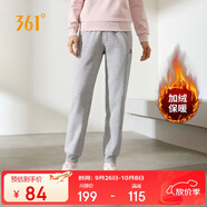 361°運動褲女秋冬季加絨保暖休閑寬松衛(wèi)褲束腳跑步長褲子662344702D
