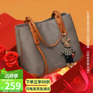 viney包包女包帆布托特包大容量品牌單肩大包生日禮物高級感送女友老婆