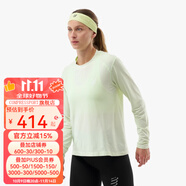 COMPRESSPORT跑步 Performance 長(cháng)袖 女 LS Tshirt 水綠 S