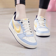 耐克（NIKE）女鞋COURT低幫板鞋2026春季新款透氣新年本命年休閑運動(dòng)鞋小白鞋 白色藍色黃IM6698-171 37.5