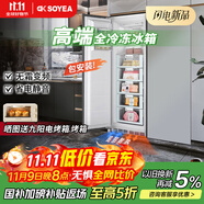 索伊528升全嵌入式雙開門冰箱家用一級(jí)能效變頻雙循環(huán)超薄底部散熱嵌入式對(duì)開門電冰箱 【K6G單臺(tái)全冷凍】222升全嵌款