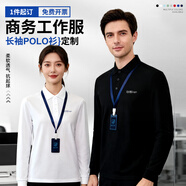 藍之旺 長(cháng)袖t恤定制工作服印字logo男女polo文化衫訂制4S店工裝定做衣服 A款黑色 【經(jīng)典纖維-高性?xún)r(jià)比】 L