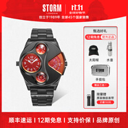 storm英倫風(fēng)暴V2 NAVIGATOR系列杰森斯坦森同款雙時(shí)區(qū)大表盤(pán)男士石英表 47246/SL/NR