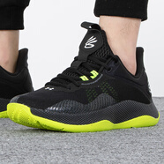 安德瑪（Under Armour）男鞋 秋季新款運動(dòng)鞋子實(shí)戰訓練鞋輕質(zhì)透氣緩震場(chǎng)上比賽籃球鞋子 3025636-001/建議拍大一碼 42