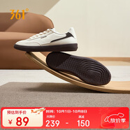 361°運動(dòng)鞋男秋冬季風(fēng)禾薄底德訓T頭鞋休閑低幫百搭板鞋672536602-2