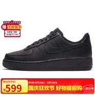 耐克NIKE緩震板鞋女空軍一號(hào) AIR FORCE 1運(yùn)動(dòng)鞋 DD8959-001黑36.5