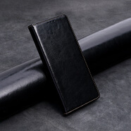 1適用iphone17真皮翻蓋手機殼蘋(píng)果16pro商務(wù)16e水晶紋錢(qián)夾手機套1 黑色 iPhone6plus/iPhone6SPlus