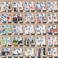 vivo蘋(píng)果15手機殼iphone14promax新款13硅膠套12男女11網(wǎng)紅pro透明x/x 【手機殼一個(gè)圖案款式隨機】福利 iPhone 6s