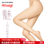 厚木Atsugi超薄T襠短裙絲襪女天鵝絨連褲襪隱形光腿神器AP6004魅 378嫩米色 1雙 L -LL(臀圍90-103 身高155-170)