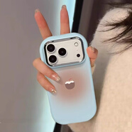 葉余適用iPhone17pro手機殼小眾感女蘋(píng)果17pro手機殼全包防摔的蘋(píng)果17por保護套簡(jiǎn)約ins情侶殼高級感 遠峰藍 iPhone 17 Pro