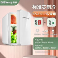 奇聲家用迷你小冰箱宿舍出租房小型母乳單人用車(chē)載冷藏箱車(chē)家兩用 奇聲【僅家用】 16L