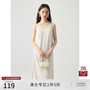 自巧小個子氣質涼感西裝外套半身裙套裝2024夏季新款吊帶裙三件套 巧米色吊帶裙 XXS (1碼)