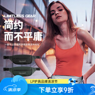LIMITLESS GEAR旅行腰包男女胸包挎包斜挎單肩包隨身騎行背包運動(dòng)包休閑包大容量 銀白色