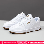 彪馬（PUMA）板鞋男鞋女鞋 秋季新款Caven 2.0運(yùn)動鞋耐磨復(fù)古情侶低幫休閑鞋子 彪馬白-金/Caven 2.0 41 (內(nèi)長265mm)