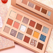 NOVO【18色】眼影盤(pán)大地色獨角獸德國小眾眼影閃粉珠光防水ins超火 03#絕代艷后