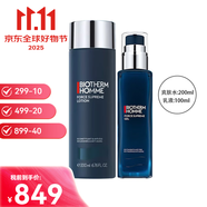 碧歐泉（BIOTHERM）男士新水動(dòng)力洗面奶潔面膏護(hù)膚保濕補(bǔ)水送女友雙十一生日禮物 藍(lán)鉆御尊2件套（水200ml+乳液100ml）