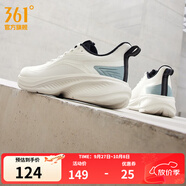 361°男鞋運動(dòng)鞋2023年秋季新品男常規跑鞋 羽毛白/水霧藍 43