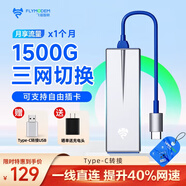 飛貓智聯u8隨身wifi 三網通移動4g無線路由器插卡車載無線上網卡托【三網切換月享1500G】