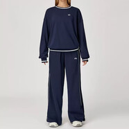 ALO YOGA歐美秋季運動(dòng)套裝女2025新款戶(hù)外訓練休閑防風(fēng)衛衣衛褲兩件套 微章藍衛衣+衛褲 S