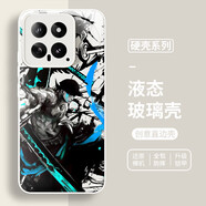 OLOEY索隆小米15pro紅米k70手機殼k80版14T海賊王note15pro漫畫(huà)13 [玻璃殼古董白]-索隆YN002408 小米Civi2