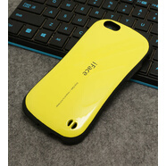IFACE WWiface適用蘋果iphone6手機(jī)殼掛繩6splus保護(hù)套防摔殼潮6p殼加厚加硬弧形小蠻腰三防殼硅膠保護(hù)套鏡 黃色 iPhone6s