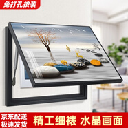 柳鶯花燕免打孔電表箱裝飾畫現(xiàn)代簡(jiǎn)約客廳餐廳掛畫電閘箱配電箱遮擋壁畫 石來運(yùn)轉(zhuǎn) 45X35遮擋35X25表箱 上掀款