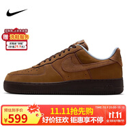 耐克NIKE緩震板鞋男空軍一號 AIR FORCE 1 運動(dòng)鞋 IB4617-222棕褐42