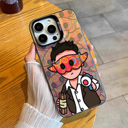 采集者元祖高達阿祖收手吧適用蘋(píng)果17/16手機殼iphone15創(chuàng  )意14promax吳彥祖面具12新款11男17AIR搞怪 【阿祖收手吧】黑框彩銀 VIVOX200S5G