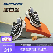 斯凱奇黑白金|男鞋秋季經(jīng)典熊貓鞋增高透氣時尚校園復古老爹鞋