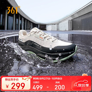 361°運(yùn)動(dòng)鞋男赤焰5秋季雨天通勤防潑水緩震休閑跑步鞋子男672532216-1