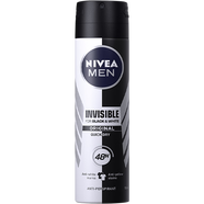妮維雅（NIVEA）男士黑白出眾爽身氣霧 150ml*2（ 夏季? 腋下抑汗 干爽）