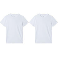 小白白小T白小t三代白色小T短袖t恤男女同款高檔時(shí)尚純棉圓領(lǐng)純色體恤 白色單件【重磅長(cháng)絨棉】 4XL   【建議180-200】】