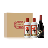郎酒【裕見(jiàn)經(jīng)典】郎牌郎酒 53度 500ml*2+張裕干紅 750ml*1 家庭小酌