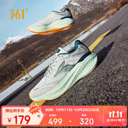 361°運(yùn)動(dòng)鞋男爆沫4夏季透氣薄款網(wǎng)面緩震健身慢跑步鞋子男672432240-1