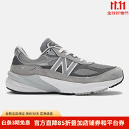 NEW BALANCE新百倫跑步鞋 Made in USA 990v6美產(chǎn)996系列男士緩震透氣慢跑鞋 M990GL6 元祖灰 超過(guò)56 2E/4E加寬請(qǐng)咨詢