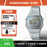 卡西歐（CASIO）手表旗艦店 黑客帝國防水學生男石英電子小黑表 輕奢情人節(jié)禮物 A168WEPC-7ADR（吃豆人）