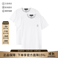 VERSACE JEANS COUTURE范思哲主線 男士貼身圓領(lǐng)短袖內(nèi)衣T恤打底衫兩件套裝男裝 AU10193 1A10011 A1001 白色美杜莎印花 3XL /品牌原碼8