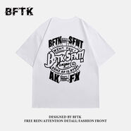 美式復古重磅260g純棉小領(lǐng)口白色t恤上衣潮牌寬松休閑短袖男夏季 白色商場(chǎng)高品質(zhì) S S