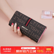 馬莎蘭緹（MashaLanti）女士錢包2025新長(zhǎng)款錢包女大容量錢票夾手拿卡包二合一生日禮物