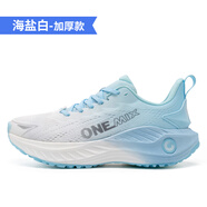 玩覓（ONEMIX）覓氧超輕運(yùn)動(dòng)鞋男秋季減震輕便軟底跑步鞋女款 海鹽白 35